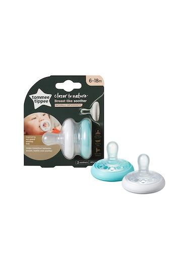 Tommee Tippee 2x Breastlike Emzik 6-18 Ay Turuncu