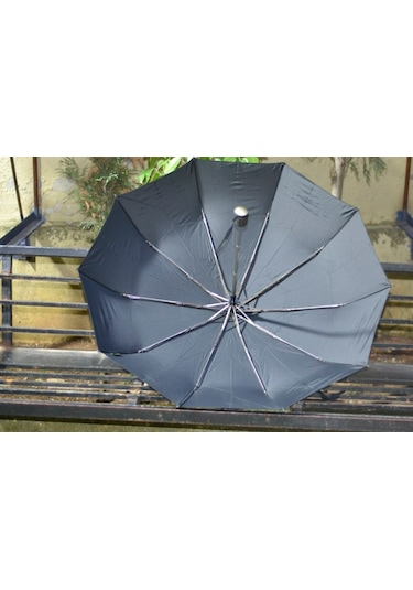 Bsm April A-216G Unisex Tam Otomatik  Şemsiye Siyah
