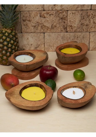 Gift'n'home Ev İçi İçin Büyük Kabuklu Aromatik Mum 210585896 Gri