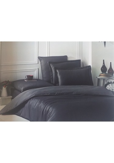 Paradise Düz Tek Kişilik Nevresim Takımı Gri - 100 % Pamuk