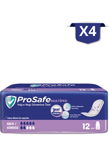 Prosafe Multiped Gece&gündüz 12'li X4