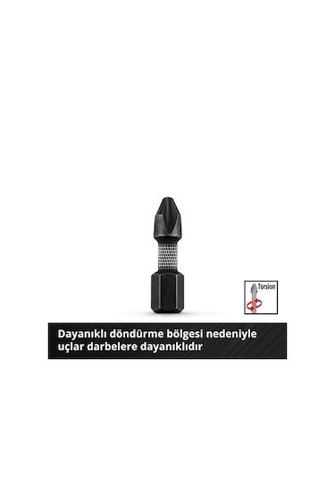 Einhell M-CASE 39 Parça Darbeye Dayanıklı Bits Ucu Seti - 49108773