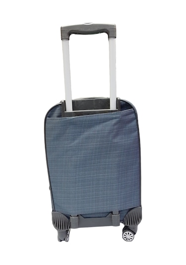 Escape Havlu Kumaş 4 Teker Körüklü Lacivert Kabin Küçük Boy Va... Lacivert