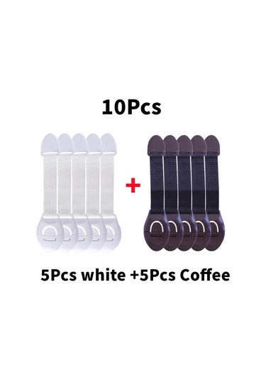 Çocuk Güvenliği Dolap Kilidi Güvenlik Koruma Çekmece Kapı Dolap Kilitleri Plast 10pc Mixed A 10pc Mixed A Çok Renkli