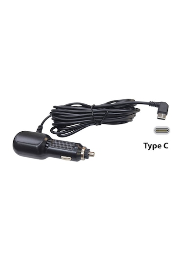5v 3.5a Type C Uçlu Araç Navigasyon Şarj Adaptörü 3m Kablolu