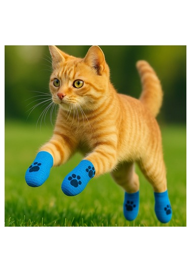 Pati Bandajı Ayakkabı Köpek Ve Kedi İçin Tüy Dostu Su Geçirmez Kendinden Yapışan Bandaj Pembe