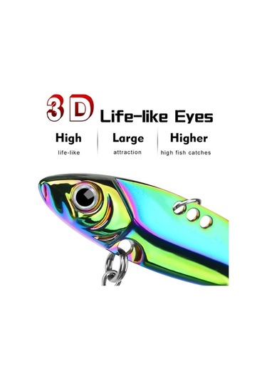 Ganzhoushop Spinner Metal Lures, Kaşık Balıkçılık Av Malzemeleri, Yüksek Kaliteli Balıkçılık Olta Adet 5 Cg