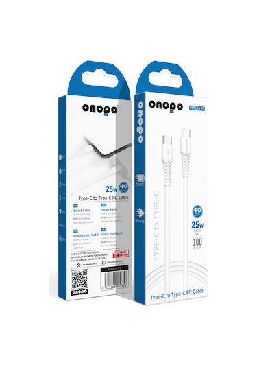 Type-c To Type-c Pd 25w Hızlı Şarj Ve Data Kablosu 100cm - P5
