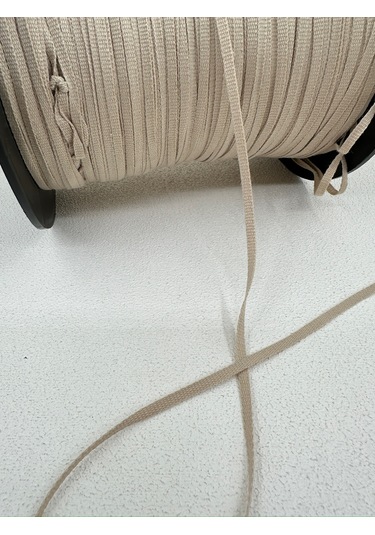 4 Mm Askılık Grogren Şerit 5 Metre - Bej
