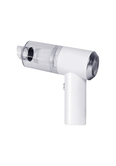 Maiyame Ev Ve Araç İçin Şarjlı Mini Süpürge: Kablosuz El Tutan Akıllı Temizlik Aleti Beyaz Standart Paket