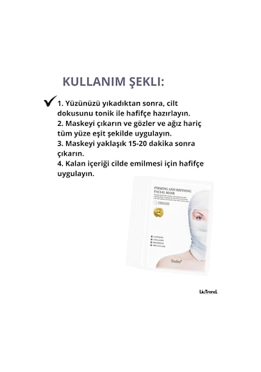 Sudee Firming And Refining Facial Mask 30 Ml Kumaş Maske