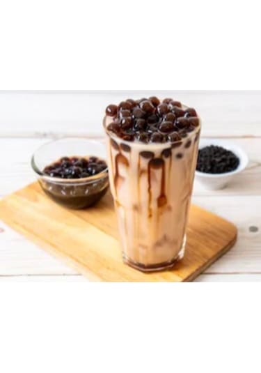 Ejder Ateşi 1 KG Tapyoka Incileri ve 25 Adet Kalın Pipet/Bubble Tea/Tapioca Pearls/Boba Tea/Bubble Tea