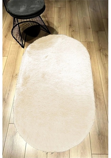Yolluk Krem Kaymaz Taban Peluş Oval