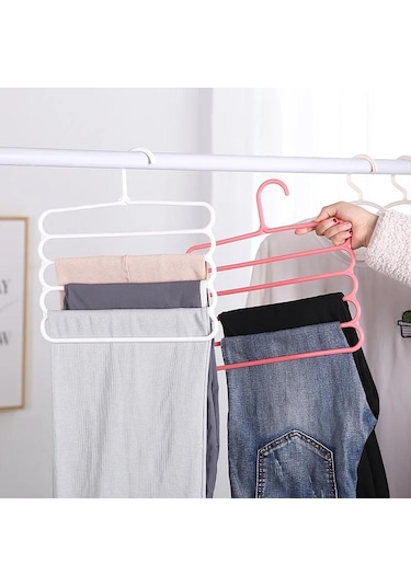 Çok İşlevli 5 Katmanlı Pantolon Askısı Tutucuları Pantolon Askısı Depolama Rafı Elbise Askısı Yerden Tasarruf Sağlayan Gardırop Dolap Düzenleyici Beyaz Çok İşlevli 5 Katmanlı Pantolon Askısı Tutucuları Pantolon Askısı Depolama Rafı Elbise Askısı Yerden Tasarruf Sağlayan Gardırop Dolap Düzenleyici Beyaz