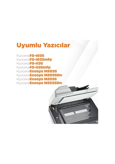 Kyocera Tk-1140 Uyumlu Toner 2'li Paket / Ecosys M2535 / M2535 / Fs1035 / Fs1135