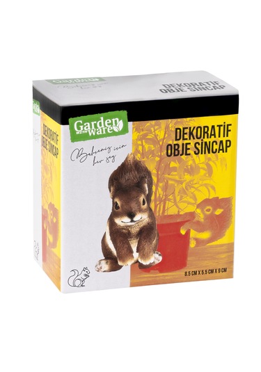 Garden With Ware Dekoratif Obje Sincap