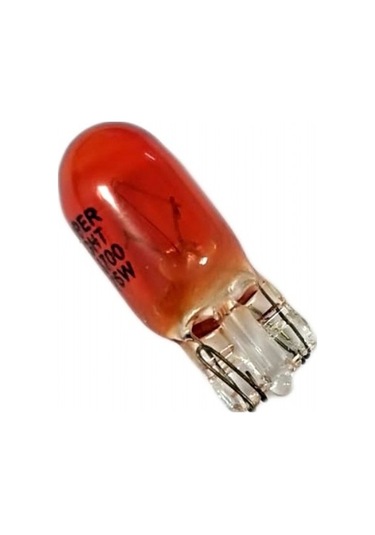 TAS 12V T10 Ampul Büyük Dipsiz 5W Amber SL3700 (10 lu)