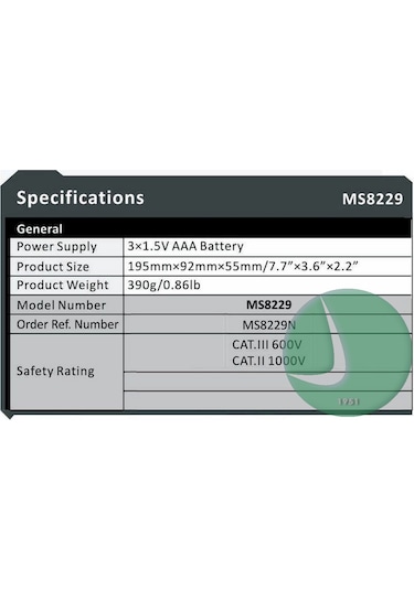 Mastech Ms8229 Dijital Multimetre