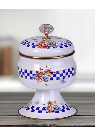 Pr Home Allegro Emaye Ayaklı Şekerlik