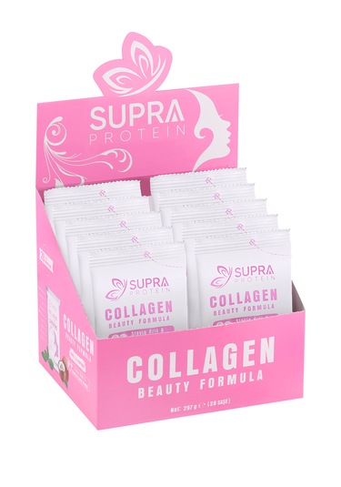 Supra Protein Collagen Beauty Formula 28 Saşe -Kolajen Desteği Hindistan Cevizi Aromalı