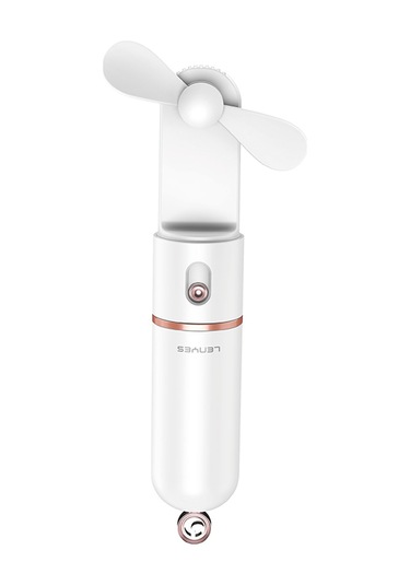 Lenyes Lhf12 Powerbank Özellikli 3 Kademeli Portatif Soğutucu El Fanı Beyaz