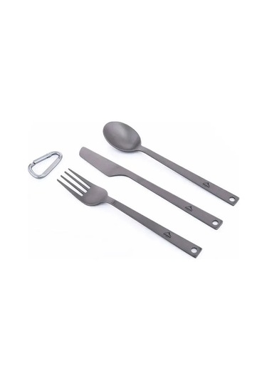 Neevoyu Wıdesea Katlanır Kamp Çatal Kaşık Seti - 3 Parça Hafif Ve Dayanıklı Çok Renkli