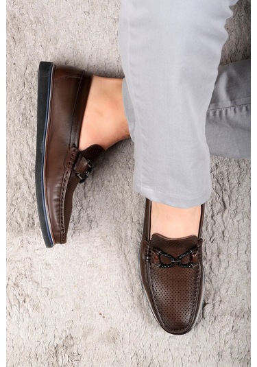 Ducavelli Gela Hakiki Deri Erkek Günlük Ayakkabı Loafer Ayakkabı