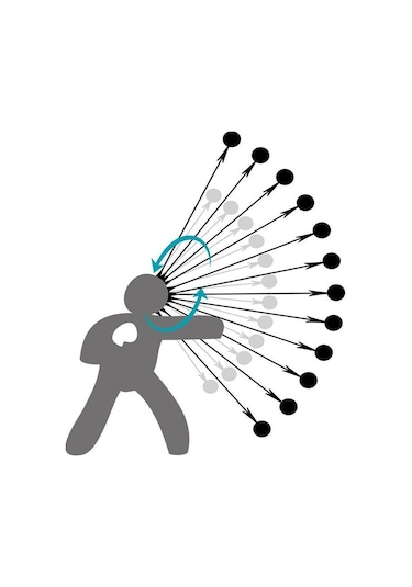 Aksaspor Leon Wilder V.2.0 Boks Kafa Refleks Topu Siyah