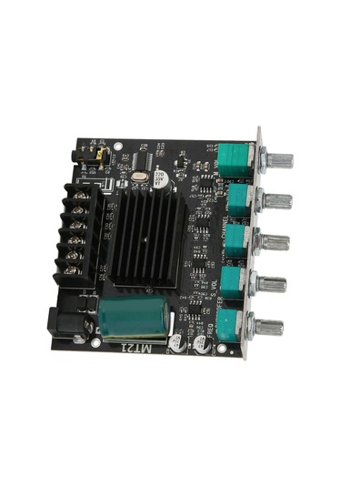 Konesam 2.1 Kanal Bluetooth 5.0 Güçlü Amfi Kartı, 50w+50w+100w Çıkış, Aux Girişi, Tekerlekli Regülasyon, Ters Bağlantı Ve Aşırı Isı Koruması, 4-8ω Hoparlör Uyumlu