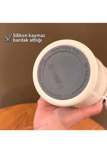 Aurora Büyükkapasiteli Taşına Termos Bardağısu Bardağı Pembe