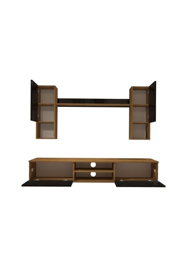 Decoraktiv Eko 5da Mdf Dvd Tv Ünitesi Tv Sehpası Pera - Siyah