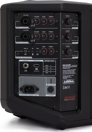 Aiwa Ax-1pro Profesyonel Taşınabilir Aktif Hoparlör
