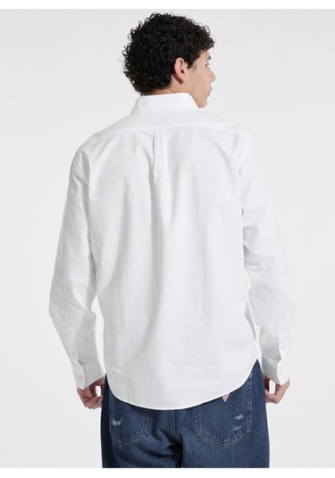 Guess Erkek Gömlek-m5yh64whfk1 Beyaz