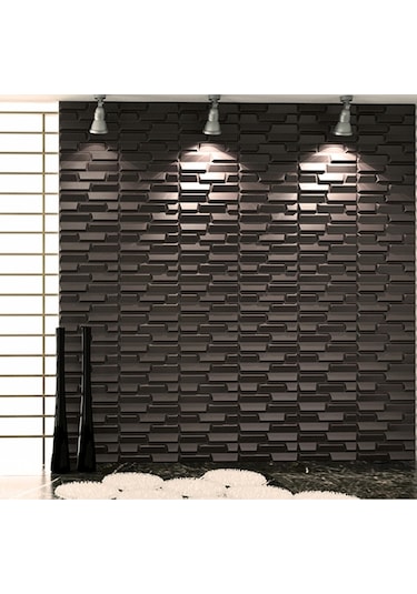 3 Boyutlu Boyanabilir Pvc Duvar Paneli Gold 50-50 Cm 4 Adet-1 Metrekare