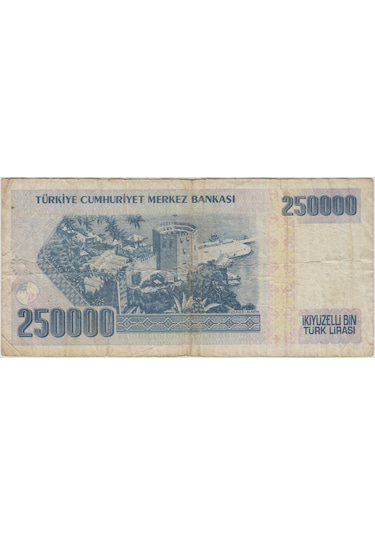 7. Emisyon 3. Tertip 250.000 Lira I19 Temiz.