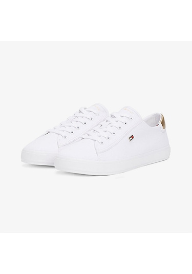 Tommy Hilfiger Vulc Lace Up Kadın Beyaz Sneaker Fw0fw08647 Beyaz