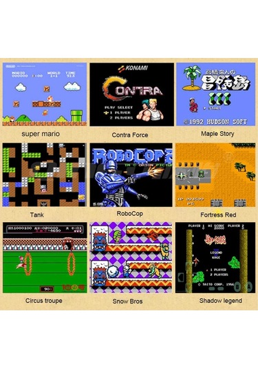 Retro Classic Tv Mini Game Console, Built-in 620 Games, Us Plug