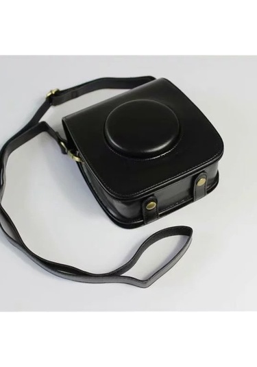Cbtx Fuji Instax Square Sq20 Pu Deri Kamera Koruyucu Kapak - Siyah