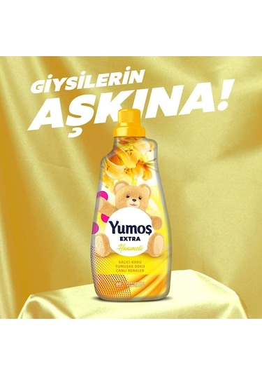 Yumoş Extra Konsantre Çamaşır Yumuşatıcısı Hanımeli 1440 Ml 4 Adet Yumoş Hanımeli 1440