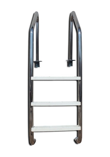 Paslanmaz 3 Basamaklı Havuz Merdiveni Standart Seri Aısı 304 Krom