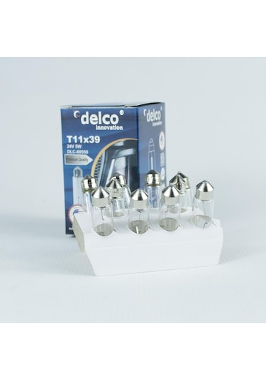 Delco U.s.a Sofit Ampul 39mm 24 Volt T11x39 10 Adet