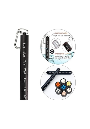 Pazly Suya Suntek Kutusu Hap Hap Günlük Günlük Düzenleyici 7 Yh Diğer