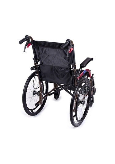 Gk863laj-20 Jet Black Transfer Alüminyum Tekerlekli Sandalye