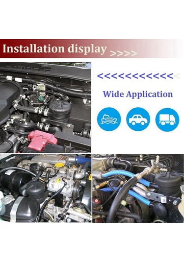 Synodicmonth Ford Patrol Turbo 4wd Toyota Landcruiser İçin Evrensel Provent 200 Yağ Ayırıcı Filtresi