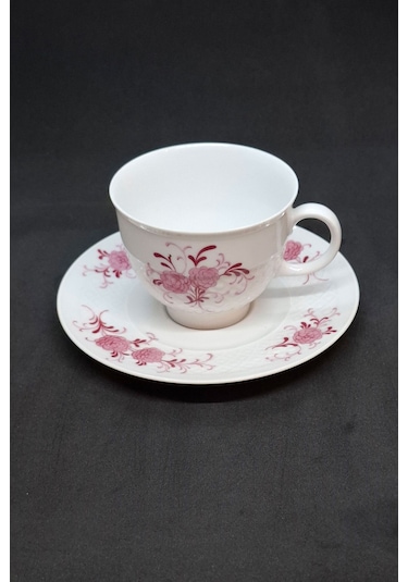 Seltmann Weiden Pembe Çiçekli Vintage Çay Fincanı 2 Parça 210 Ml Pembe