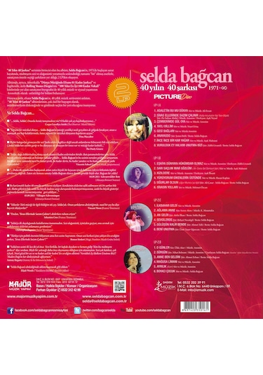 Selda Bağcan - 40 Yılın Şarkıları Picture 2 Lp