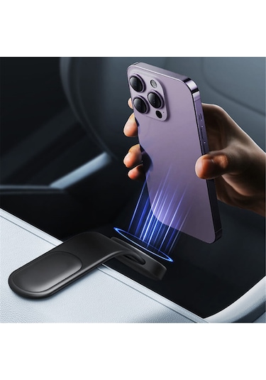 Youtek Araç Telefon Tutucu Manyetik, Çekmeceli Süngerli, Navigasyon İçin El İle Kolay Kurulum, Tüm Telefon Modelleri İçin, Düz Yüzeyler Uyumlu