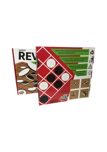 Ahşap Reversi Zeka Akıl ve Strateji Oyunu