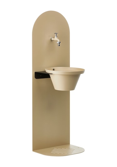 Ground Duvar Tipi Bahçe Çeşmesi - Fildişi