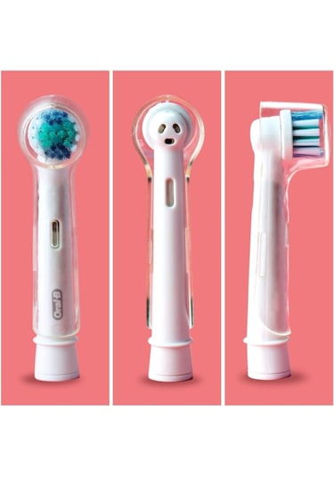 Oral-B Diş Fırçası Başlıkları için Koruma Kapağı 4 Adet Diğer